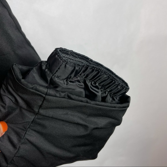 Cat & Jack black snow bib overalls - Picture 6 of 8